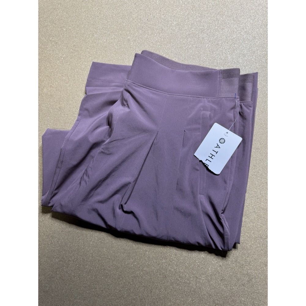 Athleta Brooklyn Heights Wide Leg Pants Women's 16 Pull On Stretch Yoga Gym NWT